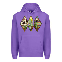 Purple cactus serape cowhide Premium Hoodie - JahusDesignShop