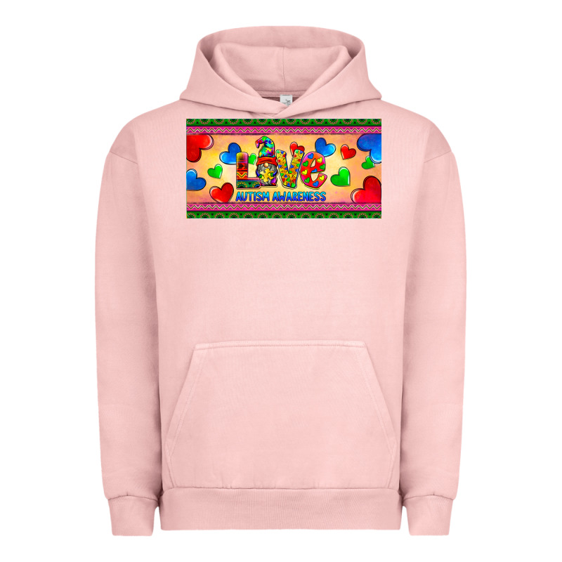 Love Autism Awareness License Plate Template Urban Hoodie by BarkalooDesign | Teevron