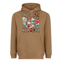 Toasted Coconut half teacher half coffee Heavyweight Hoodie - texasbilliewilder
