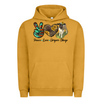 Pigment Peanut Butter Peace Love Dorper Sheep Urban Hoodie - LillyAllenDesigns