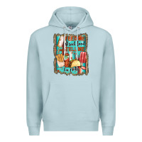 Blue Mist feed me street food and tell me i'm pretty Premium Hoodie - JahusDesignShop