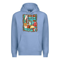 Colony Blue feed me street food and tell me i'm pretty Premium Hoodie - JahusDesignShop