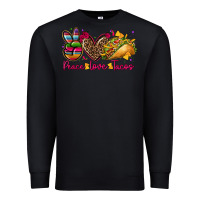 Black peace love tacos Premium Sweatshirt - CTS Tumbler Store