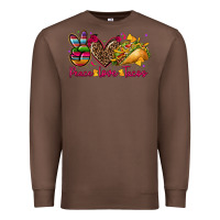 Chestnut peace love tacos Premium Sweatshirt - CTS Tumbler Store