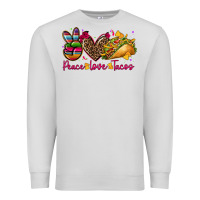 Dove Grey peace love tacos Premium Sweatshirt - CTS Tumbler Store