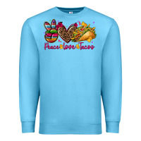 Ocean Blue peace love tacos Premium Sweatshirt - CTS Tumbler Store