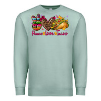 Seafoam peace love tacos Premium Sweatshirt - CTS Tumbler Store