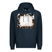 Navy cowhide frames background Premium Hoodie - RanaPortraitStore