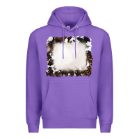 Purple cowhide frames background Premium Hoodie - RanaPortraitStore