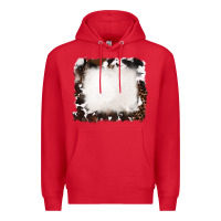 Red cowhide frames background Premium Hoodie - RanaPortraitStore