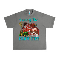Tornado western loving the farm life barn cow pig rooster tractor wind wheel Urban Heavy Tee - Artiststas