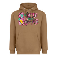 Toasted Coconut little miss 1st grade Heavyweight Hoodie - Zillion Design Studio