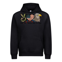 Black Peace Love American White Sea Eagle Urban Hoodie - LillyAllenDesigns