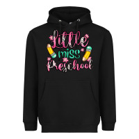 Black little miss preschool Heavyweight Hoodie - Zillion Design Studio
