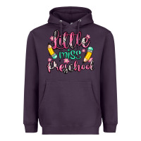 Plum little miss preschool Heavyweight Hoodie - Zillion Design Studio