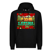 Black latina tumbler Premium Hoodie - BundleAndBundleShop