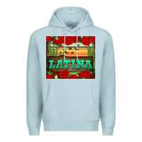 Blue Mist latina tumbler Premium Hoodie - BundleAndBundleShop
