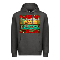 Charcoal Heather latina tumbler Premium Hoodie - BundleAndBundleShop