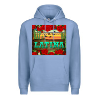 Colony Blue latina tumbler Premium Hoodie - BundleAndBundleShop