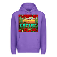 Purple latina tumbler Premium Hoodie - BundleAndBundleShop
