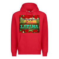 Red latina tumbler Premium Hoodie - BundleAndBundleShop