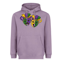 Lavender mardi gras mask Heavyweight Hoodie - RanaPortraitStore
