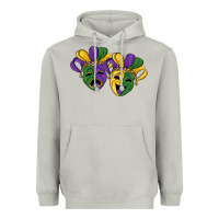 Moon Dust mardi gras mask Heavyweight Hoodie - RanaPortraitStore