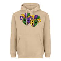 Mushroom mardi gras mask Heavyweight Hoodie - RanaPortraitStore