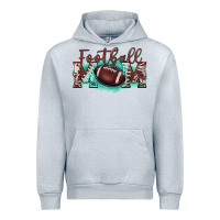 Heather Grey football mom Urban Hoodie - BarkalooDesign