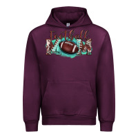 Mauve Wine football mom Urban Hoodie - BarkalooDesign