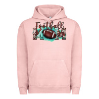 Pigment Salmon football mom Urban Hoodie - BarkalooDesign