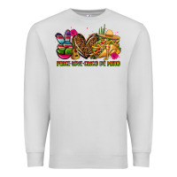 Dove Grey peace love cinco de mayo Premium Sweatshirt - CTS Tumbler Store