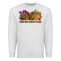 Oatmeal Heather peace love cinco de mayo Premium Sweatshirt - CTS Tumbler Store