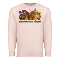 Pale Pink peace love cinco de mayo Premium Sweatshirt - CTS Tumbler Store