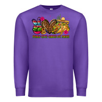 Purple peace love cinco de mayo Premium Sweatshirt - CTS Tumbler Store