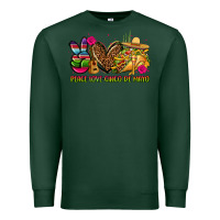 Sports Green peace love cinco de mayo Premium Sweatshirt - CTS Tumbler Store