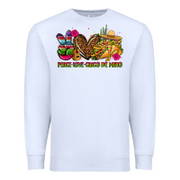 White peace love cinco de mayo Premium Sweatshirt - CTS Tumbler Store