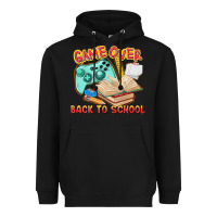 Black game over back to school Heavyweight Hoodie - texasbilliewilder
