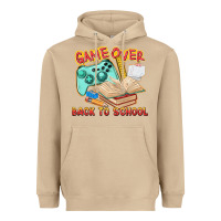 Mushroom game over back to school Heavyweight Hoodie - texasbilliewilder