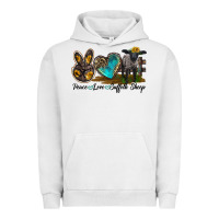 Pigment Lunar Rock Peace Love Suffolk Sheep Urban Hoodie - LillyAllenDesigns