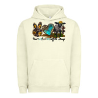 Pigment Pistachio Peace Love Suffolk Sheep Urban Hoodie - LillyAllenDesigns