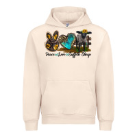 Sandshell Peace Love Suffolk Sheep Urban Hoodie - LillyAllenDesigns