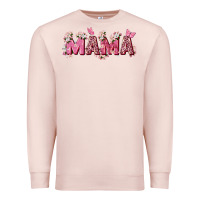 Pale Pink pink flowers mama Premium Sweatshirt - Zillion Design Studio