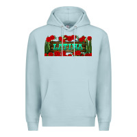 Blue Mist latina libbey glass Premium Hoodie - BundleAndBundleShop