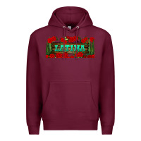 Burgundy latina libbey glass Premium Hoodie - BundleAndBundleShop