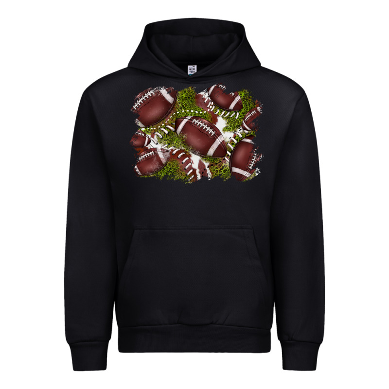Football Background Urban Hoodie by BarkalooDesign | Teevron