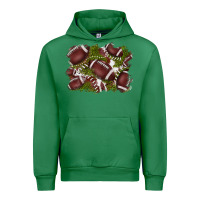 Emerald football background Urban Hoodie - BarkalooDesign