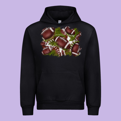 Football Background Urban Hoodie Designed By Barkaloodesign