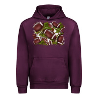 Mauve Wine football background Urban Hoodie - BarkalooDesign