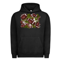 Pigment Black football background Urban Hoodie - BarkalooDesign